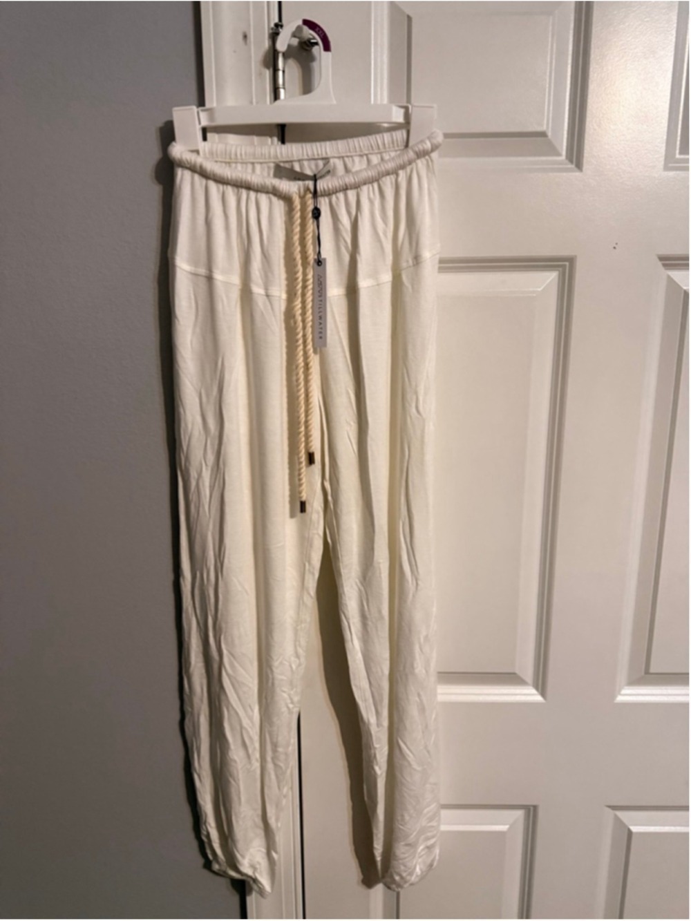 Women's Stillwater White Joggers S - Picture 5 of 9